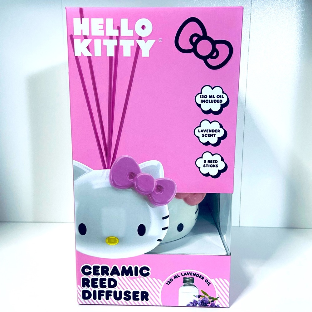 Hello Kitty Ceramic Reed Diffuser NEW - Picture 2 of 3
